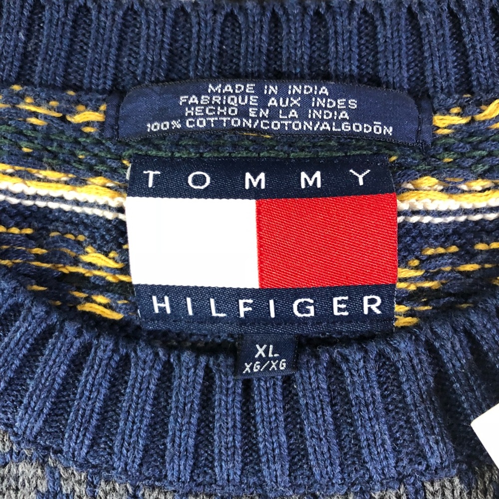 Tommy Hilfiger Knit Sweater Pullover Long Sleeves - Picture 4 of 5